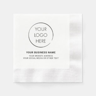 Evenement Logo Servet, Zakelijke Marketing Merknaa Servet