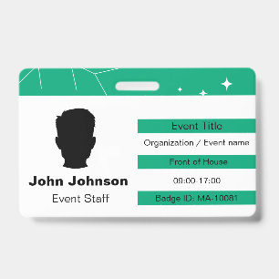 Evenement Personeel Badge