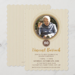 ÉVÉNEMENT SPÉCIAL INVITATIONS belle tache photo or