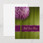 Événement Texte Personnalisé Et Faire-part de mari (Devant / Derrière)