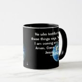 ÉVÉNEMENT VIVANT Jésus Bientôt Mug (Devant droit)