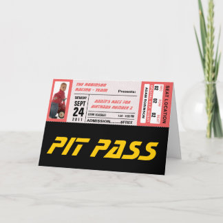 Evenementen Ticket Kaart