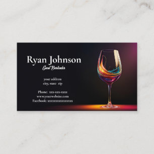 Evenementenbartender Visitekaartje