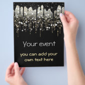 evenementenfeest flyer (Hand)