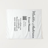 Evenementenplanner naam toevoegen Q R code details Wandkleed (Voorkant (horizontaal))