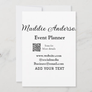 Evenementenplanner voeg naam QR-code details websi Kaart