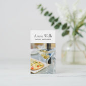 Événements Bartender Carte de visite (Debout devant)