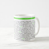 Événements marquants de l'histoire des AA - Mug de (Devant droit)