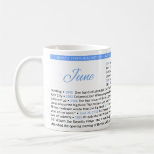 Événements marquants de l'histoire des AA - Tasse