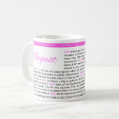 Événements marquants de l'histoire des AA - Tasse (Devant gauche)