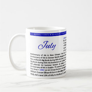 Événements marquants de l'histoire des AA - Tasse