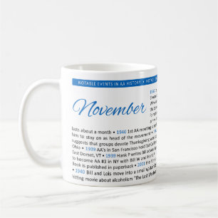 Événements marquants de l'histoire des AA - Tasse