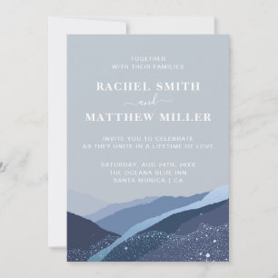 Evenin in de heuvels bergen bleu blauwe stoffige s kaart