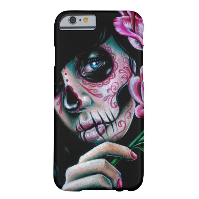 Evening Bloom Sugar Skull Girl Case-Mate iPhone Case (Achterkant)