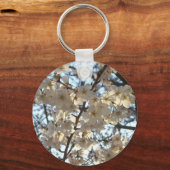 Evening Cherry Blossom I Spring Floral Sleutelhanger (Voorkant)