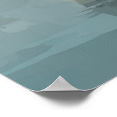 Evening Church Square Rain Reflections Poster (Hoek)