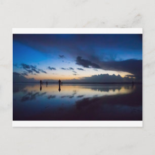Evening clam hunt briefkaart