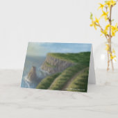 Evening Cliffs beroemd gemaakt door Kaiya Wells - Kaart (Gele Bloem)