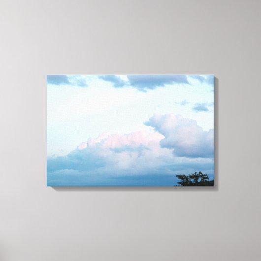 Evening Clouds Canvas Afdruk (Voorkant)