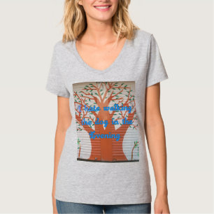 Evening Dog Walk Dread beroemd gemaakt door I Hate T-shirt