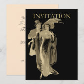 Evening Dress ~ illustratie Kaart (Voorkant / Achterkant)