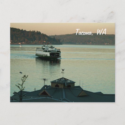 Evening Ferry Briefkaart (Voorkant)