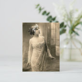 Evening Gown 1905 Briefkaart (Staand voorkant)