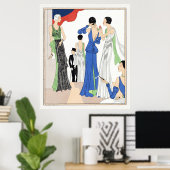 Evening gowns (1932) door Paquin Poster (Thuiskantoor)