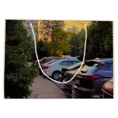 Evening Light Gift Bag – Customizable Groot Cadeauzakje (Achterkant)