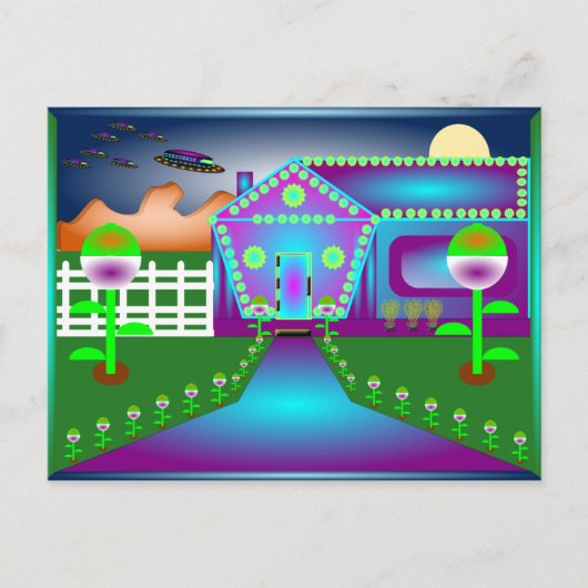 Evening Majik Briefkaart (Voorkant)