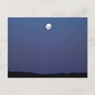 Evening Moon en Blue Sky Briefkaart