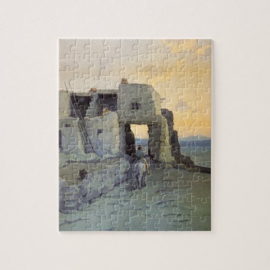 Evening Pueblo van Walpi door Marion Kavagh Wachte Legpuzzel (Verticaal)