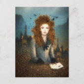 Evening Reading   Briefkaart (Voorkant)