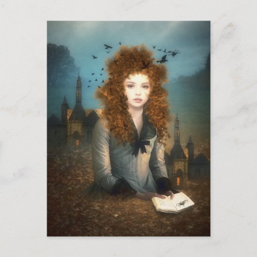 Evening Reading Briefkaart (Voorkant)