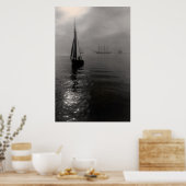 Evening Sail Poster (Keuken)