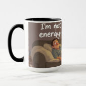 Evening Scroll – Cozy Relatable Mug (Gauche)
