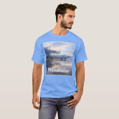 Evening Sky Wenduine Beach, België T-shirt (Voorkant volledig)