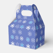 Evening Snowflake Favor Box Bedankdoosjes (Achterkant)