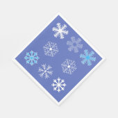 Evening Snowflakes Servetten (Hoek)
