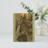 Evening Star door Alphonse Mucha Briefkaart (Staand voorkant)