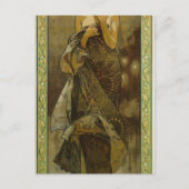 Evening Star door Alphonse Mucha Briefkaart (Voorkant)