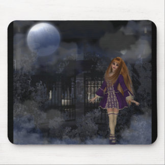 Evening Stroll Gothic Fantasy Redhead Girl Muismat