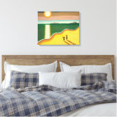 Evening Sun 2010 Canvas Afdruk (Insitu (Slaapkamer))
