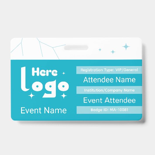 Event Badge Template (Avant)