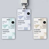 Event Conference Business Corporate Green ID Naam Badge