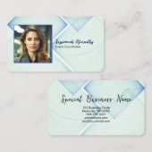 Event Coordinator Professional Square Photo Visitekaartje (Voorkant / Achterkant)