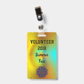 Event Entry ID Badge (Voorzijde met clip)
