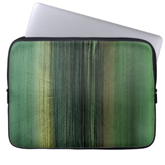 Event Horizon 6711 - Groene Abstracte Kunst Laptop Sleeve