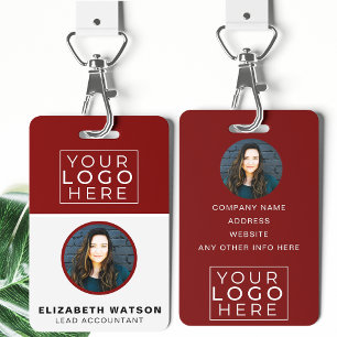 Event ID Gepersonaliseerd Lanyard-naamtag met foto Badge
