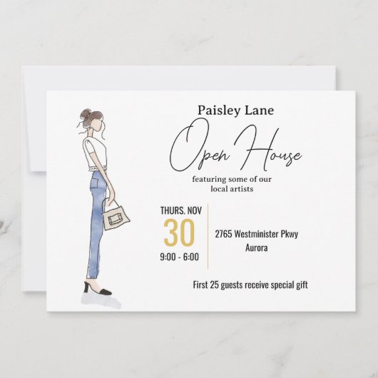 Event Invitation for open house or other (Devant)